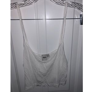 ASOS white crop tank
